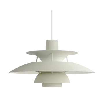 Lampada a sospensione PH 5  - Ø500, Monochrom pale pewter - Louis Poulsen
