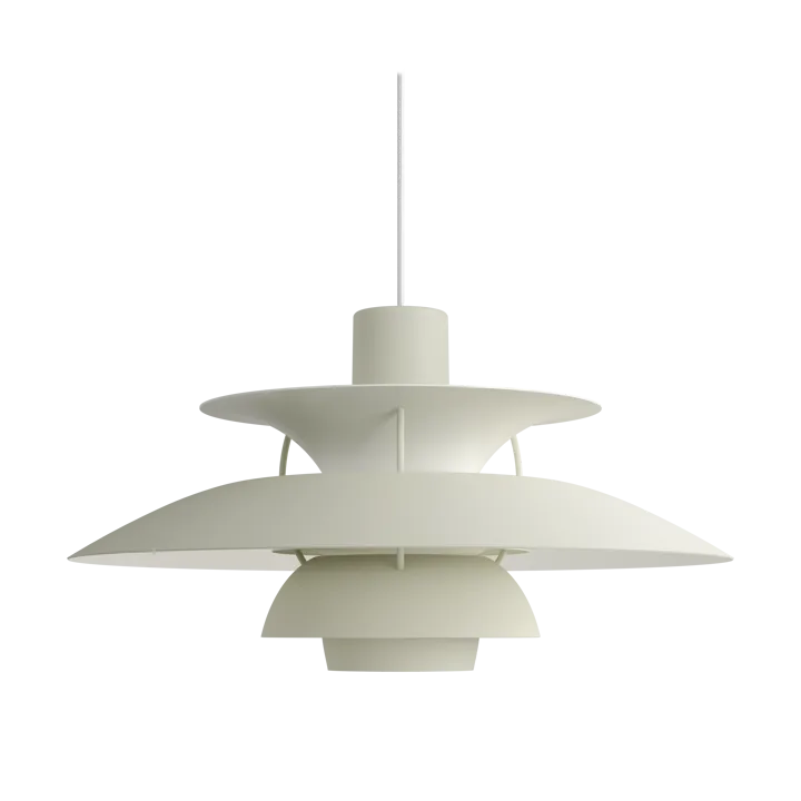 Lampada a sospensione PH 5  - Ø500, Monochrom pale pewter - Louis Poulsen