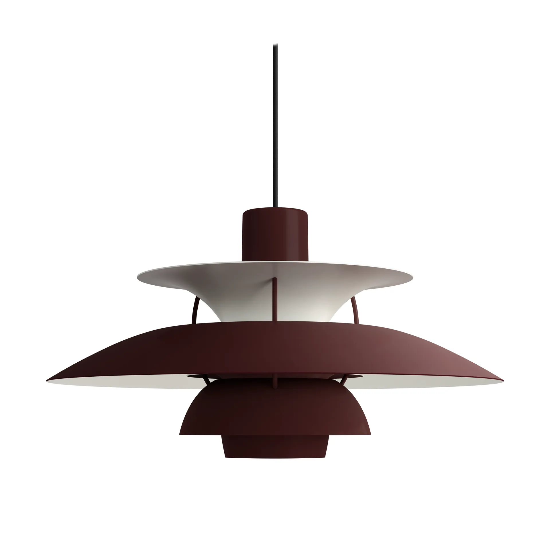 Lampada a sospensione PH 5 , Ø500, Monochrom pale pewter Louis Poulsen