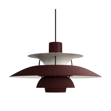Lampada a sospensione PH 5  - Ø500, Monochrom pale pewter - Louis Poulsen