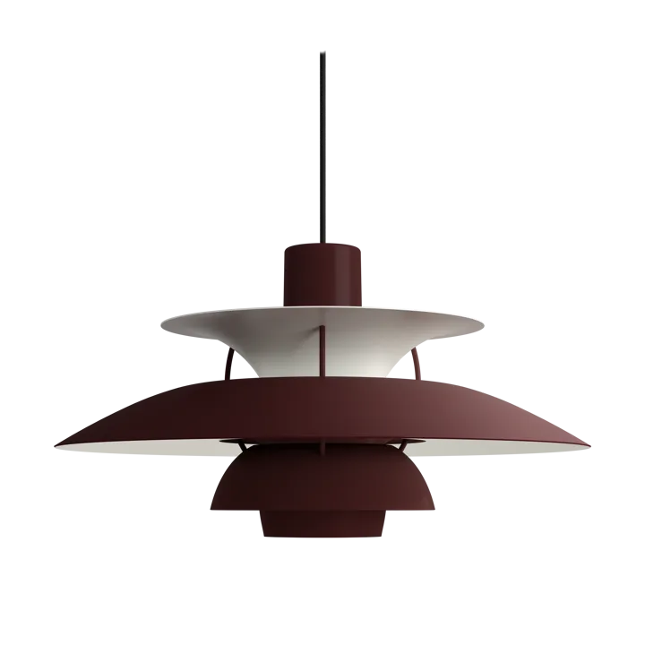 Lampada a sospensione PH 5  - Ø500, Monochrom pale pewter - Louis Poulsen
