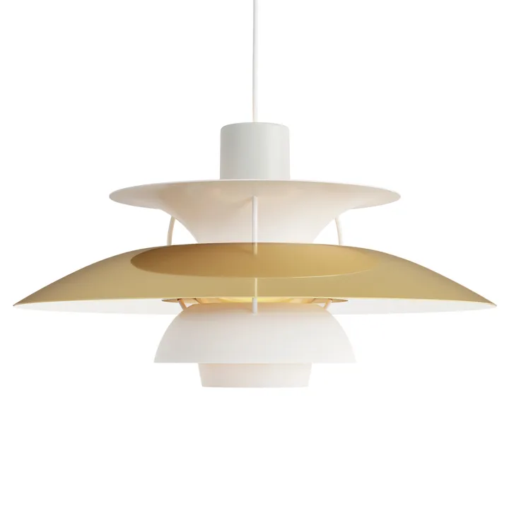 Lampada a sospensione PH 5  - Ø500, Ottone - Louis Poulsen