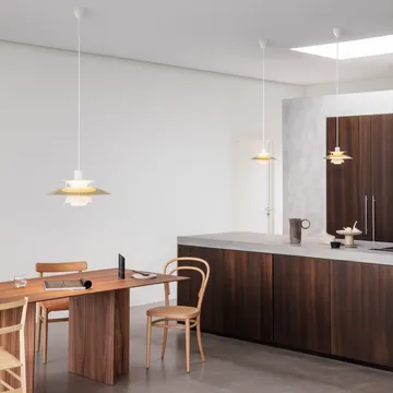 Lampada a sospensione PH 5  - Ø500, Ottone - Louis Poulsen
