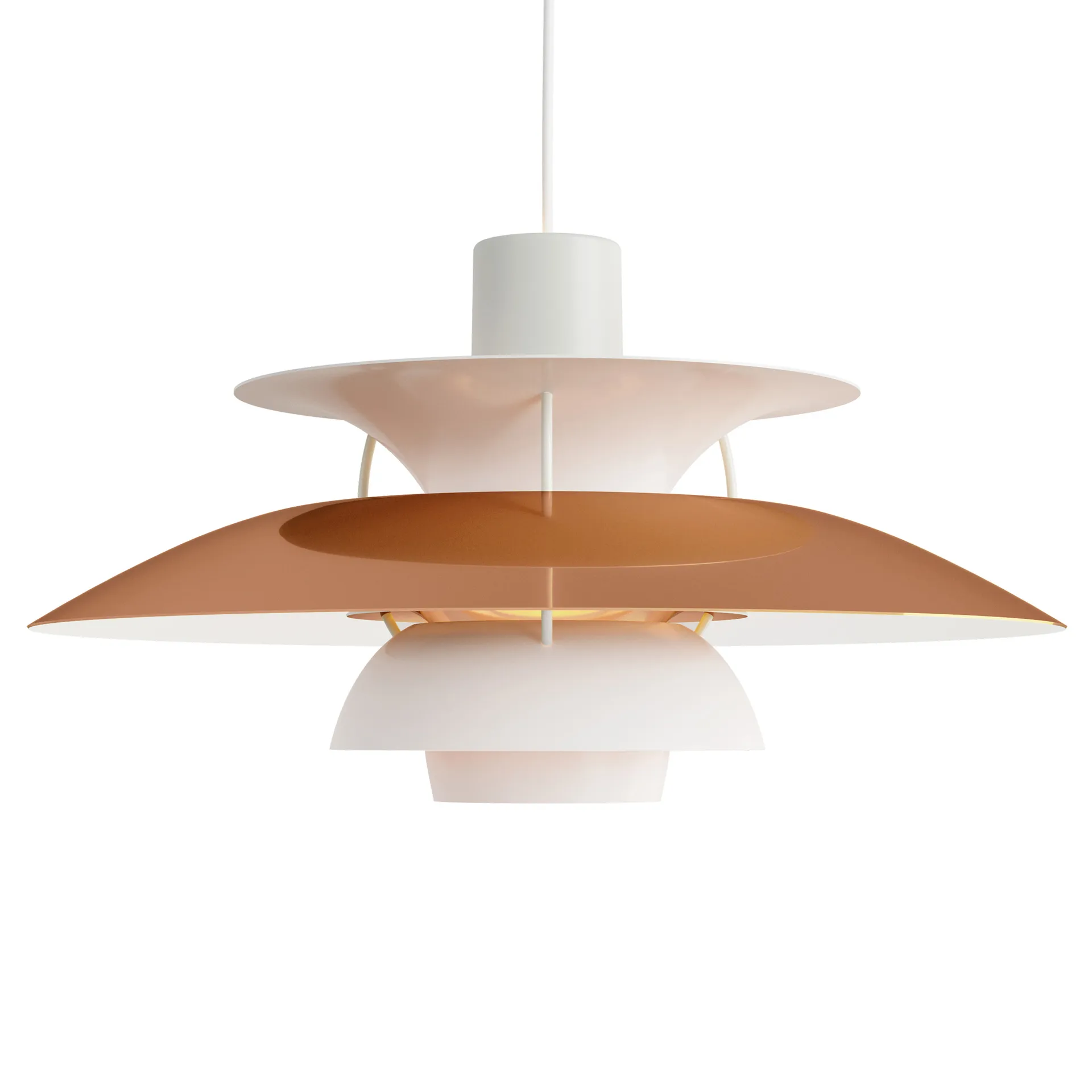 Lampada a sospensione PH 5 , Ø500, Rame Louis Poulsen