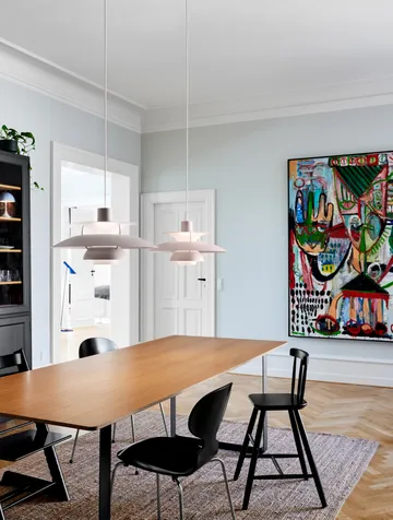Lampada a sospensione PH 5  - Ø500, Rosa chiaro - Louis Poulsen
