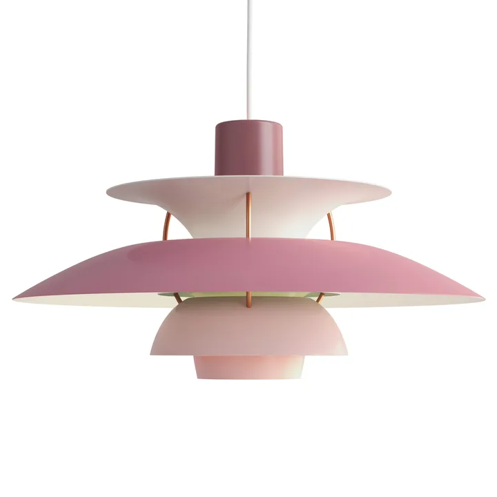 Lampada a sospensione PH 5  - Ø500, Rosa - Louis Poulsen