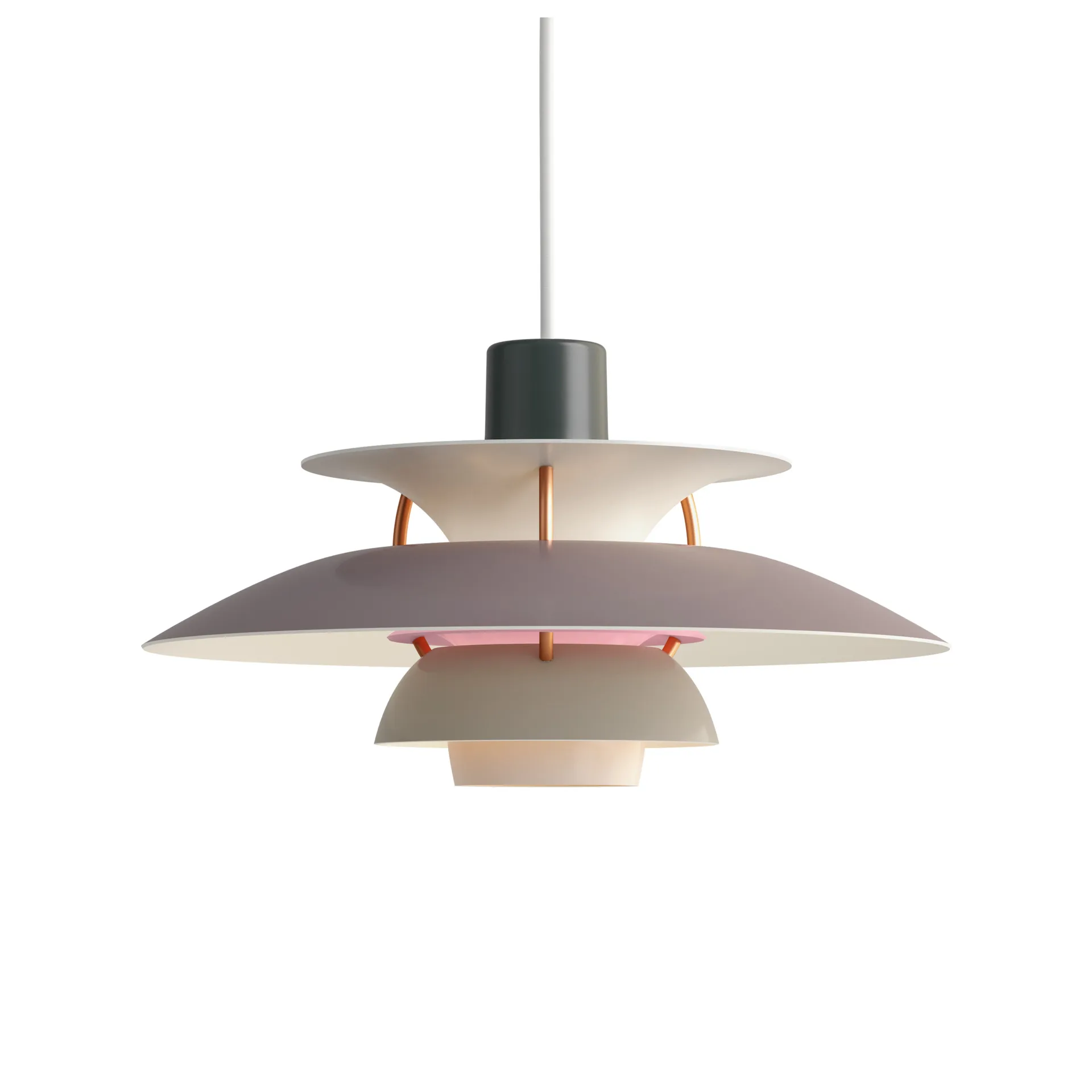 Lampada a sospensione PH 5 MINI, Grigio Louis Poulsen
