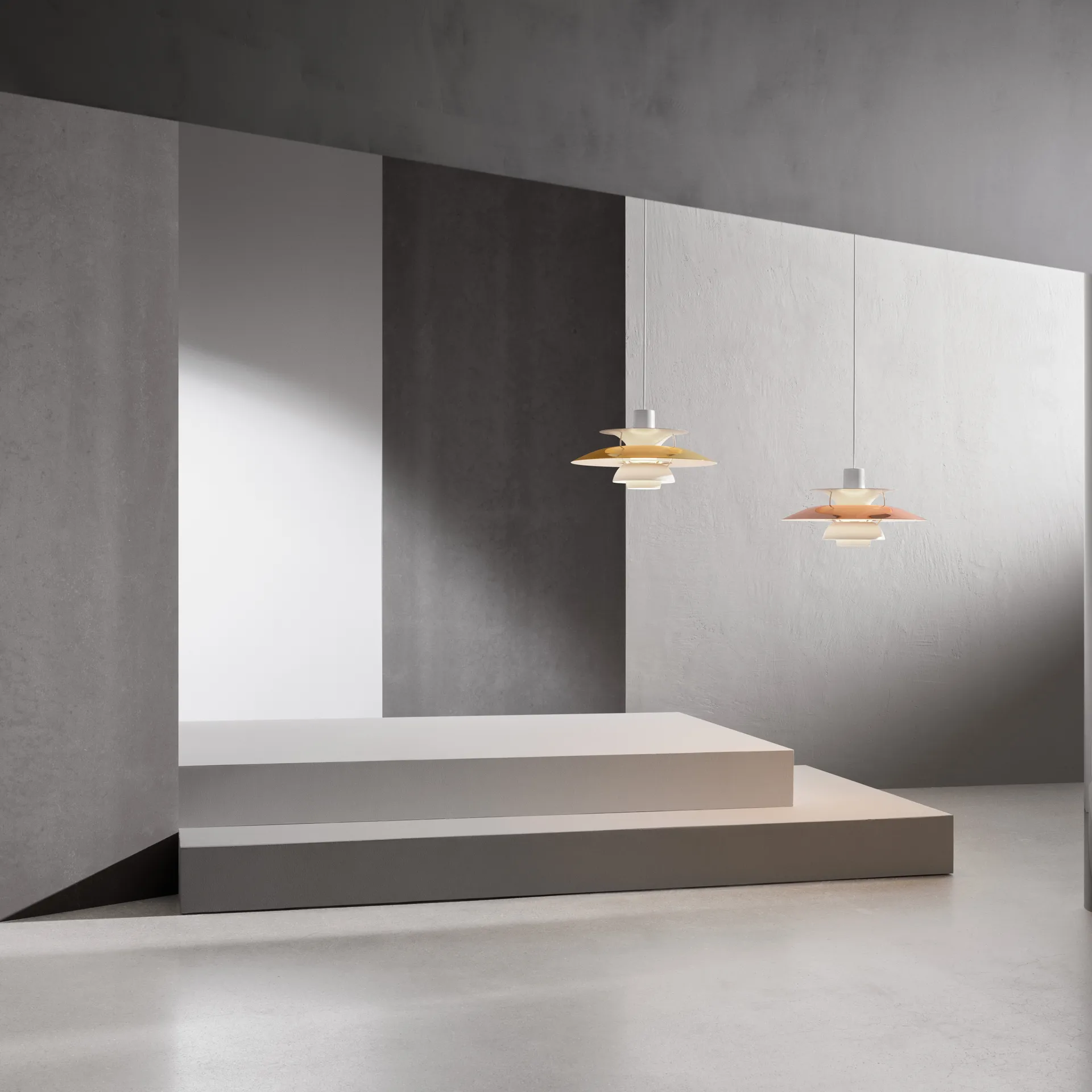 Lampada a sospensione PH 5 , Ottone Louis Poulsen