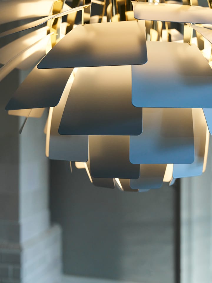 Lampada a sospensione PH Artichoke Ø 48 cm, Dusty blue-brass metallised Louis Poulsen