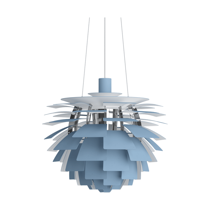 Lampada a sospensione PH Artichoke Ø 48 cm - Dusty blue-high lustre chrome plated - Louis Poulsen