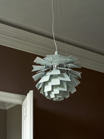Lampada a sospensione PH Artichoke Ø 48 cm - Dusty green-high lustre chrome plated - Louis Poulsen