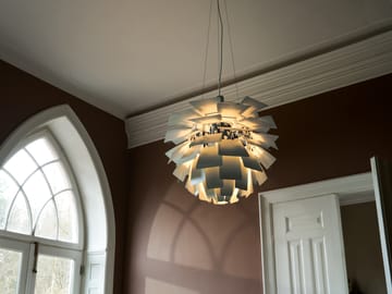 Lampada a sospensione PH Artichoke Ø 48 cm - Dusty green-high lustre chrome plated - Louis Poulsen