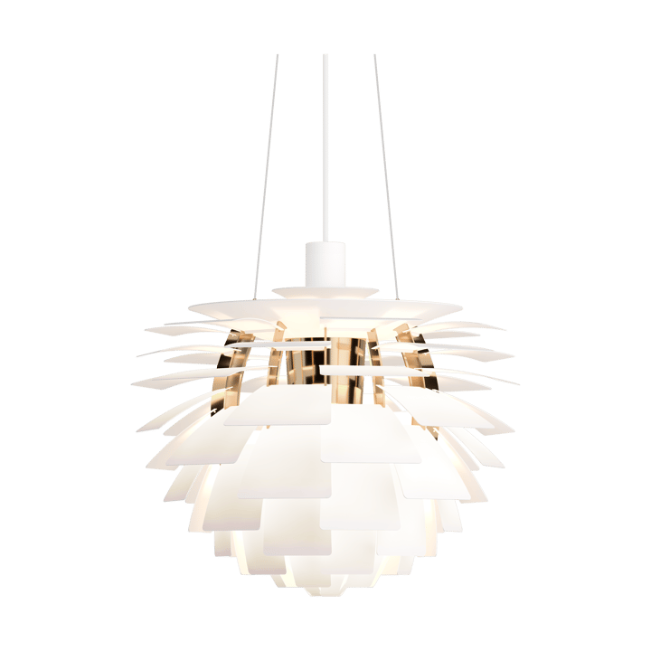 Lampada a sospensione PH Artichoke Ø 48 cm, Soft white-brass metallised Louis Poulsen