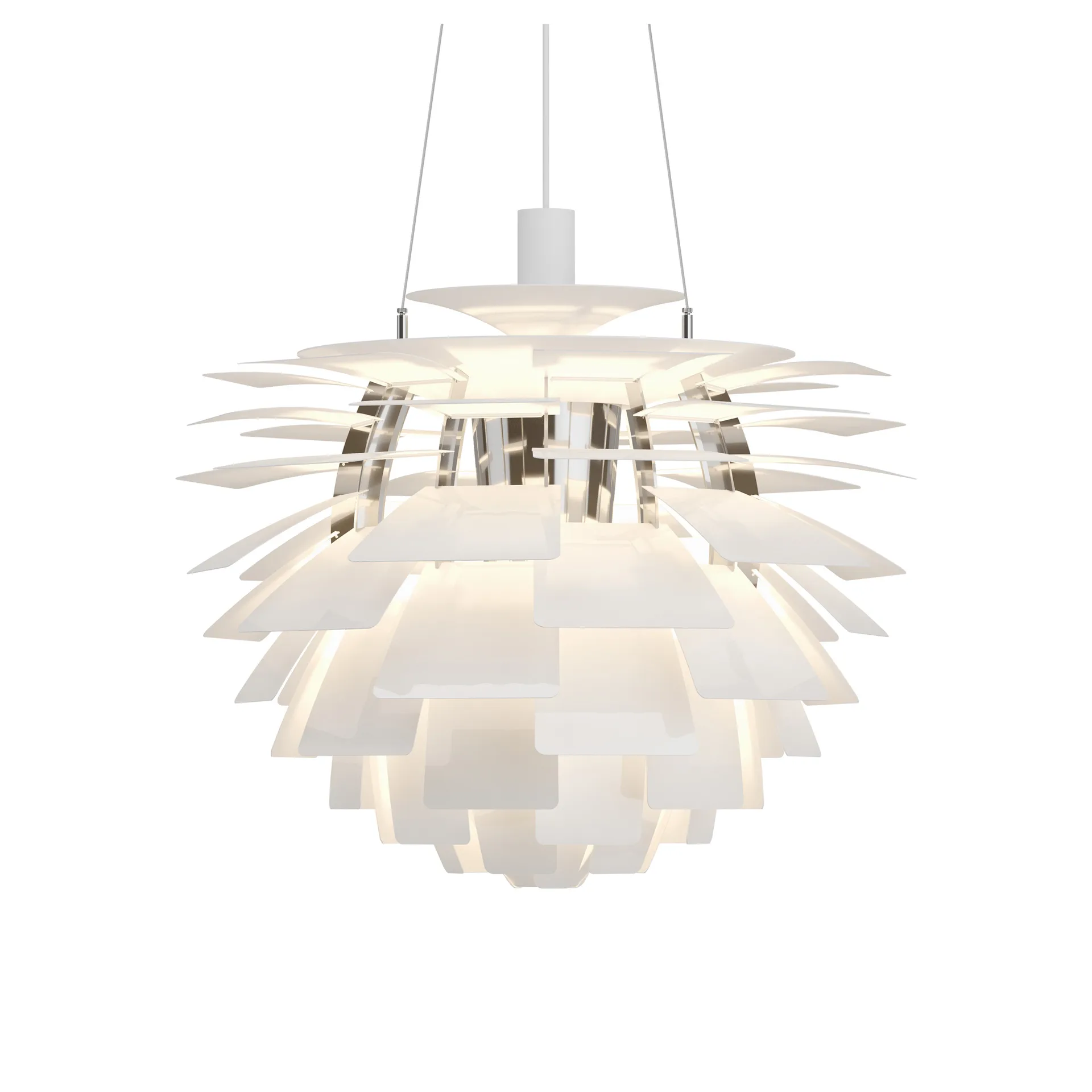 Lampada a sospensione PH Artichoke Ø 60 cm, Bianco Louis Poulsen