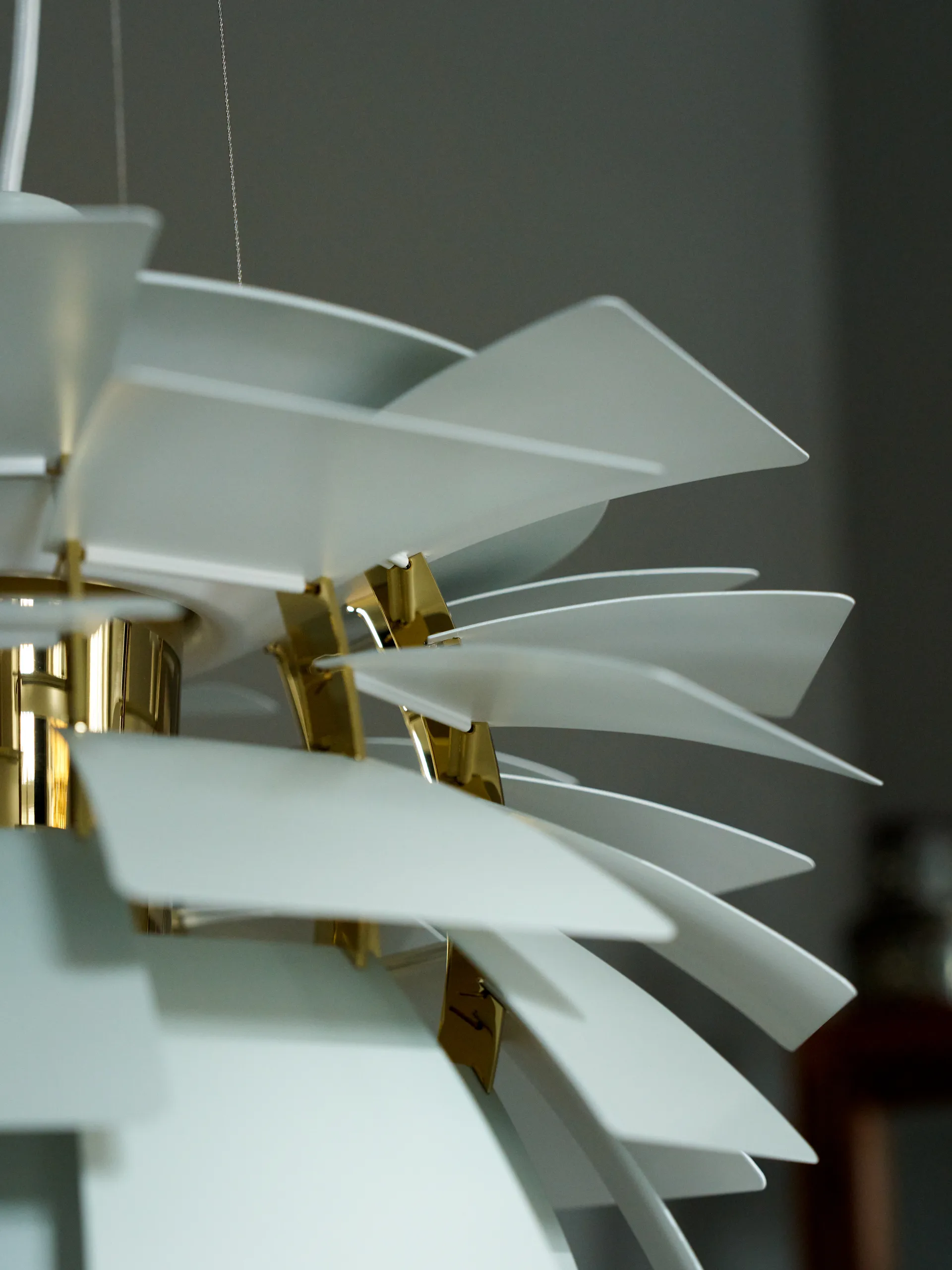 Lampada a sospensione PH Artichoke Ø 60 cm, Dusty green-brass metallised Louis Poulsen