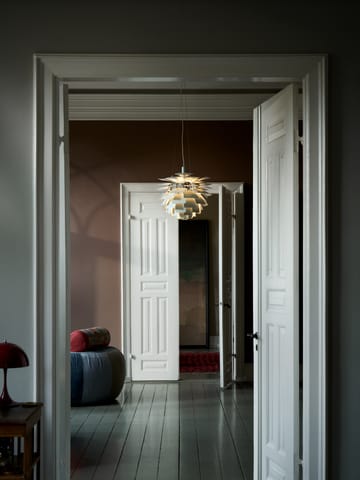 Lampada a sospensione PH Artichoke Ø 60 cm - Dusty green-high lustre chrome plated - Louis Poulsen