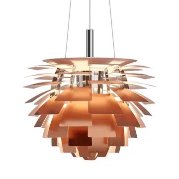 Lampada a sospensione PH Artichoke E27 5,5 m cavo - Rame, Ø72 cm - Louis Poulsen
