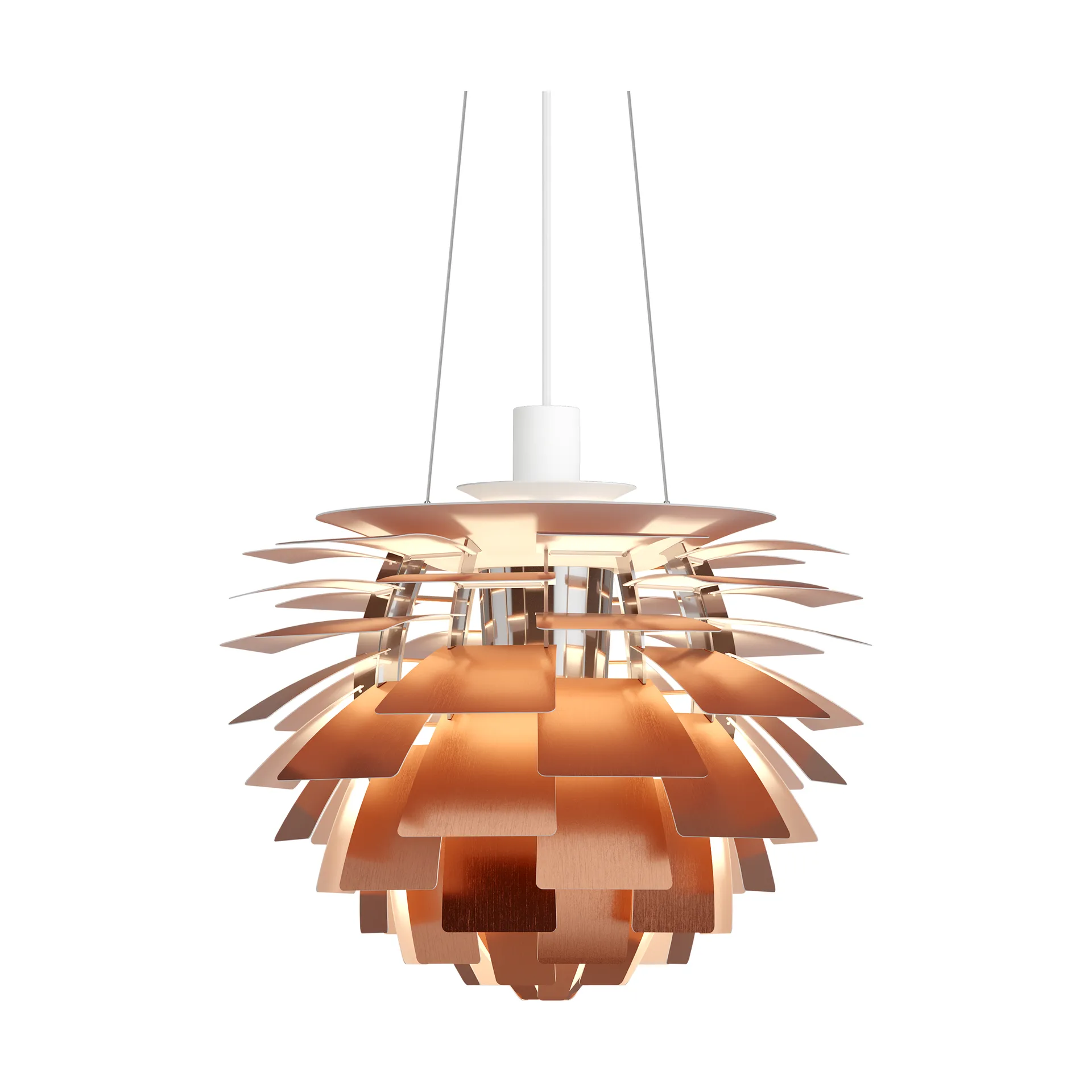 Lampada a sospensione PH Artichoke LED, Rame, Ø48 cm Louis Poulsen