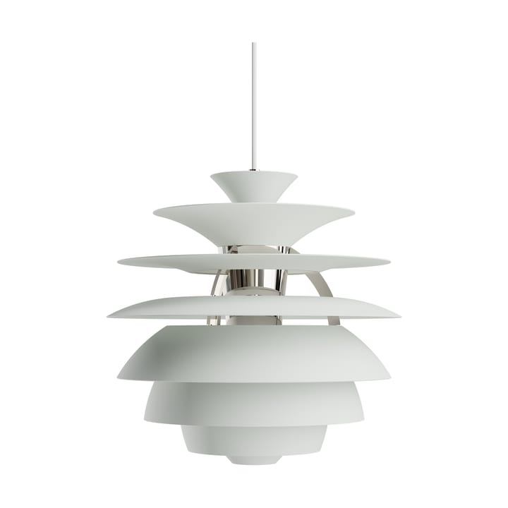 Lampada a sospensione PH Snowball - Dusty green-chrome - Louis Poulsen