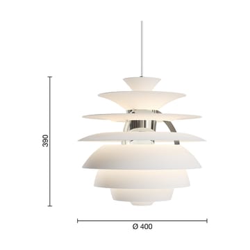 Lampada a sospensione PH Snowball - Soft white-brass - Louis Poulsen