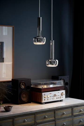 Lampada a sospensione VL 56 - Cromato lucido - Louis Poulsen