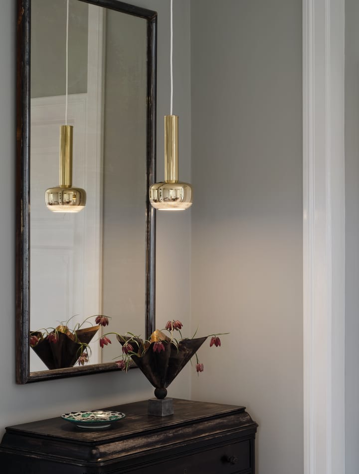 Lampada a sospensione VL 56, Ottone lucidato Louis Poulsen