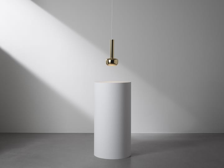 Lampada a sospensione VL 56, Ottone lucidato Louis Poulsen