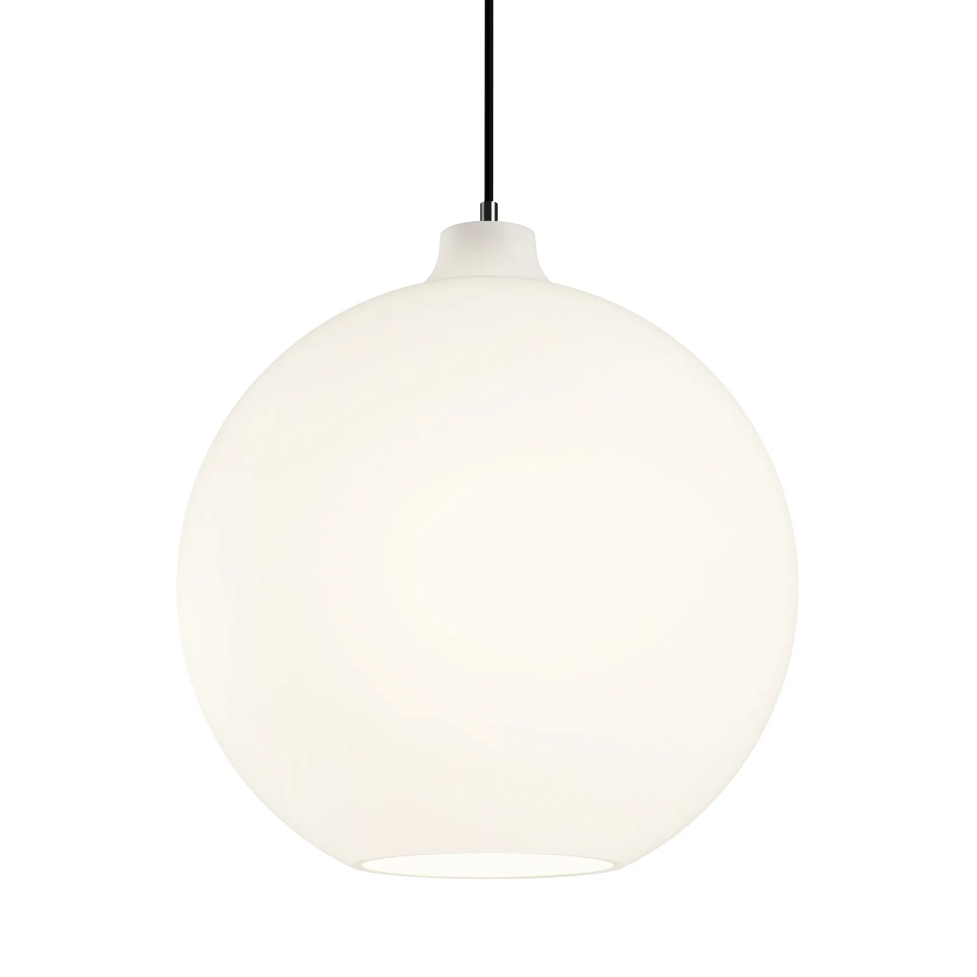 Lampada a sospensione Wohlert Ø 30 cm, Vetro bianco opalino Louis Poulsen