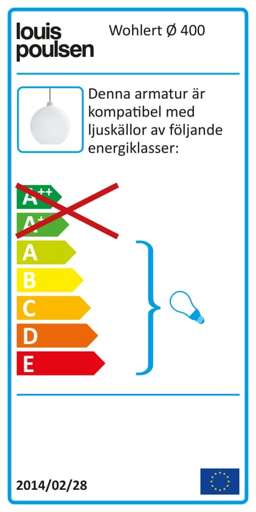 Lampada a sospensione Wohlert Ø 40 cm - Vetro bianco opalino - Louis Poulsen