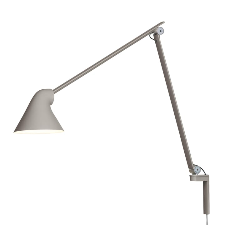 Lampada da parete a braccio lungo NJP - Grigio chiaro - Louis Poulsen