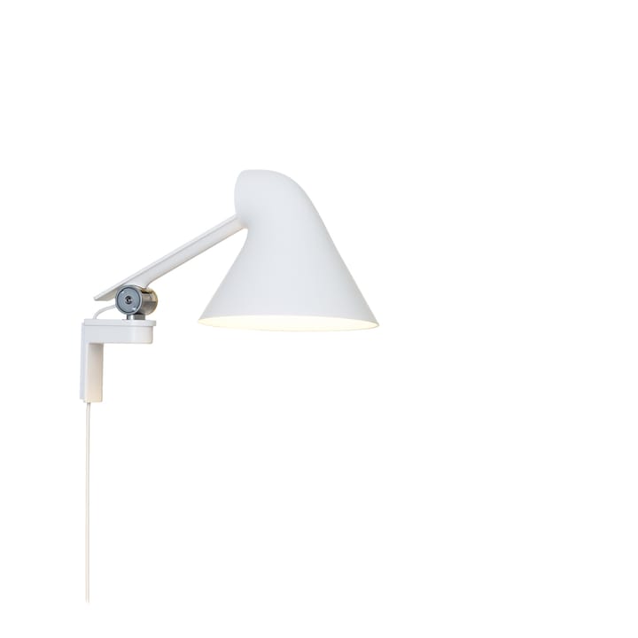 Lampada da parete NJP - Bianco, braccio corto, LED, 3000k - Louis Poulsen