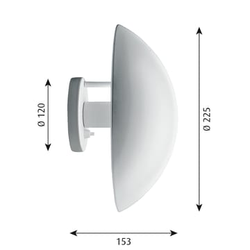 Lampada da parete PH Hat Ø22.5 cm - Bianco - Louis Poulsen