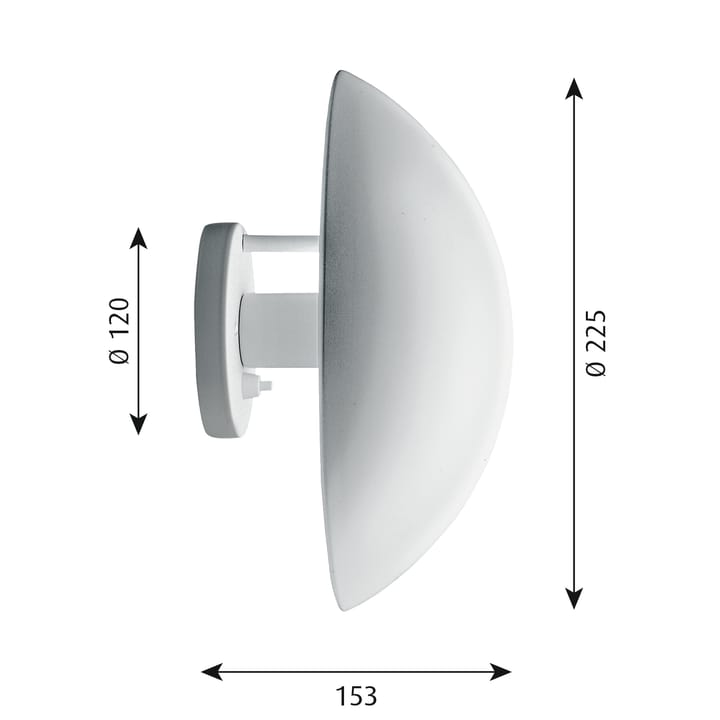 Lampada da parete PH Hat Ø22.5 cm - Bianco - Louis Poulsen