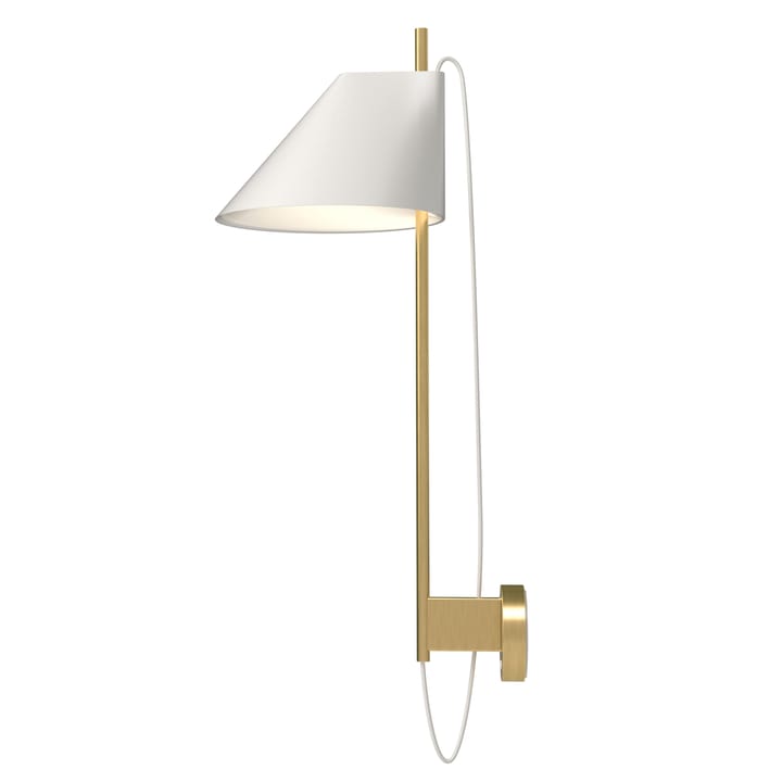 Lampada da parete Yuki - Bianco - ottone - Louis Poulsen