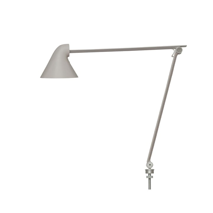 Lampada da scrivania NJP - Grigio chiaro, perno ø40 cm, 3000k - Louis Poulsen