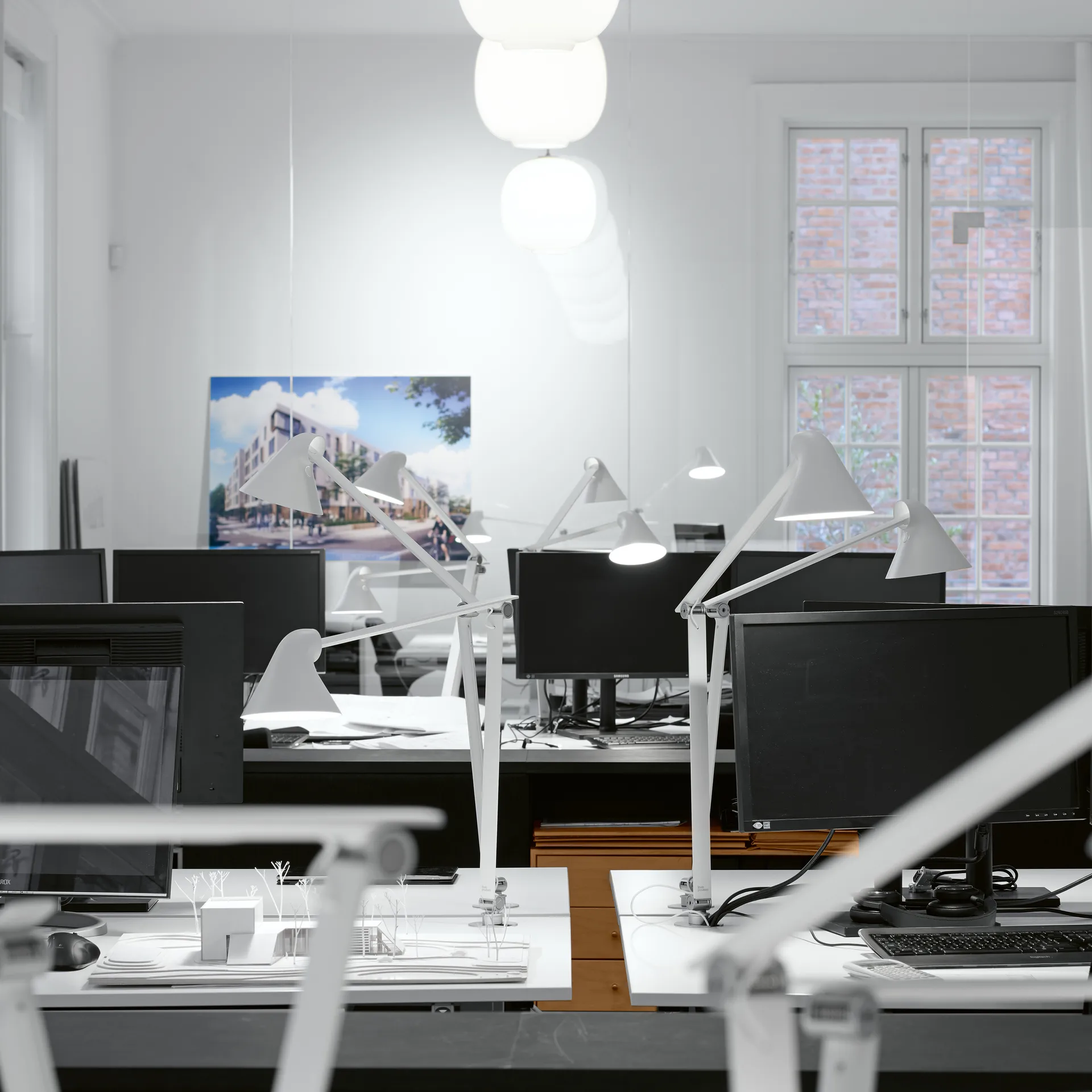 Lampada da tavolo NJP Ø 10 mm, Bianco Louis Poulsen