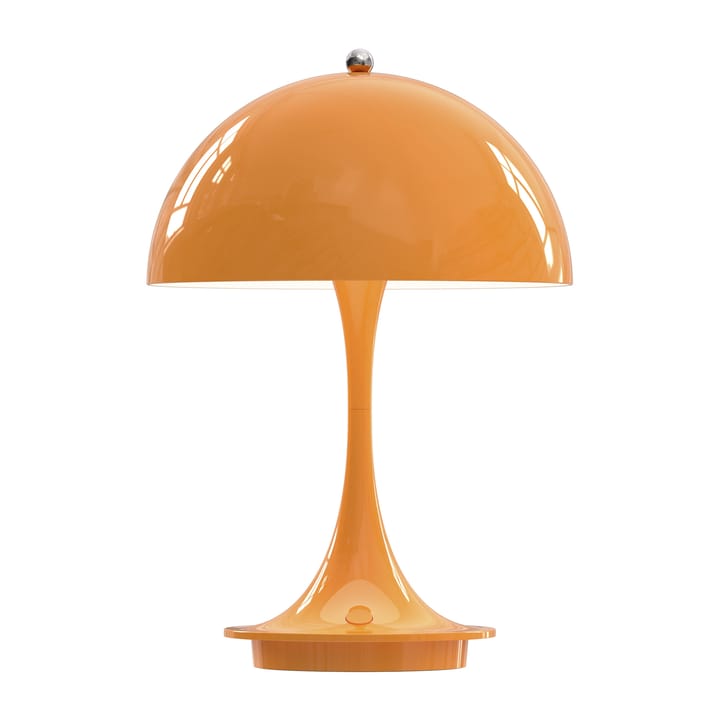 Lampada da tavolo Panthella 160 portable in metallo - Arancione - Louis Poulsen