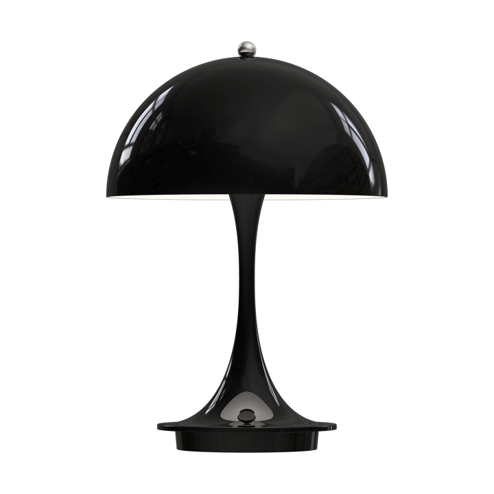Lampada da tavolo Panthella 160 portable in metallo, Nero Louis Poulsen