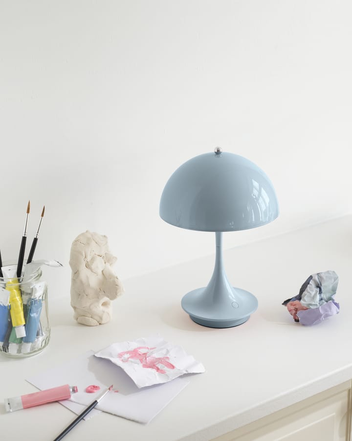 Lampada da tavolo Panthella 160 portable - Pale blue - Louis Poulsen