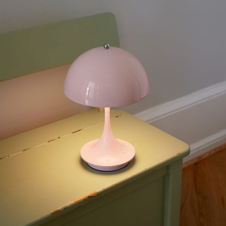 Lampada da tavolo Panthella 160 portable - Rosa chiaro - Louis Poulsen