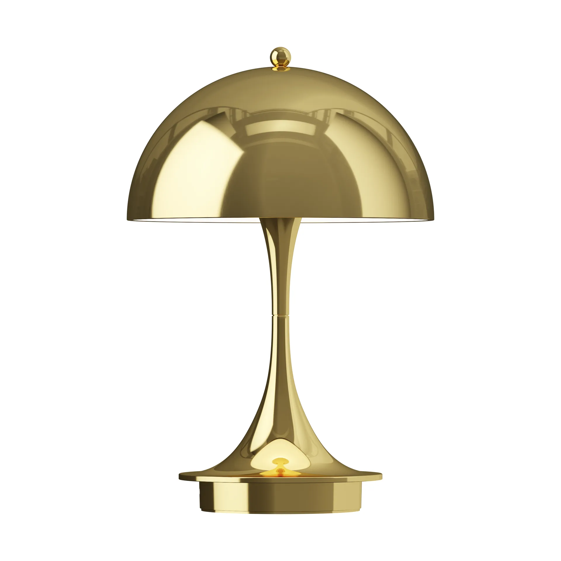 Lampada da tavolo Panthella 160 Portable v3, Brass metallised Louis Poulsen