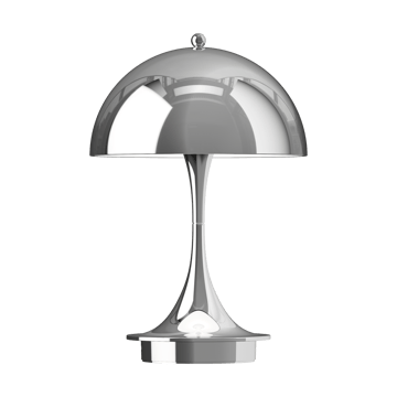 Lampada da tavolo Panthella 160 Portable v3 - Chrome - Louis Poulsen