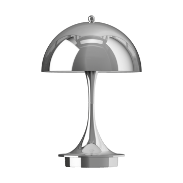 Lampada da tavolo Panthella 160 Portable v3 - Chrome - Louis Poulsen