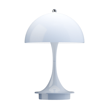 Lampada da tavolo Panthella 160 Portable v3 - Opal pale blue - Louis Poulsen