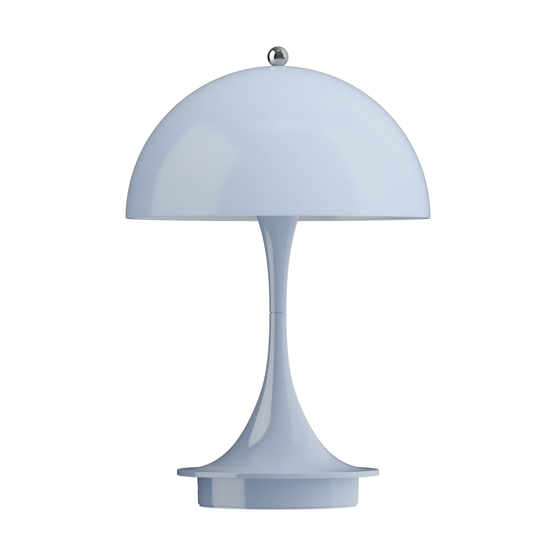 Lampada da tavolo Panthella 160 Portable v3, Opal pale blue Louis Poulsen