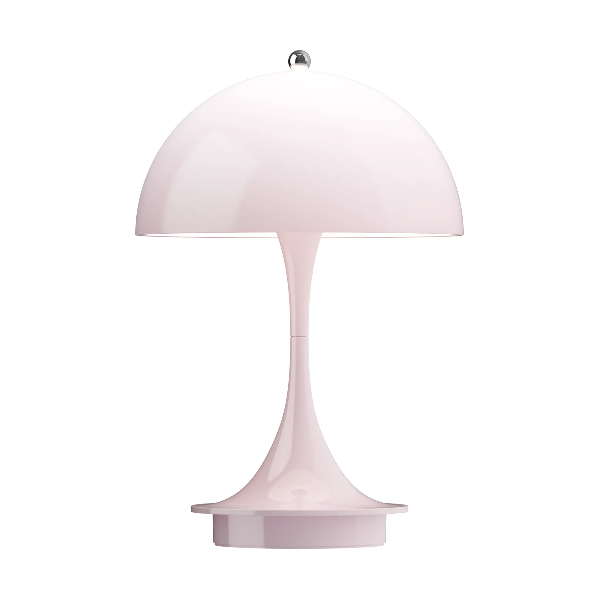 Lampada da tavolo Panthella 160 Portable v3, Opal pale rose Louis Poulsen