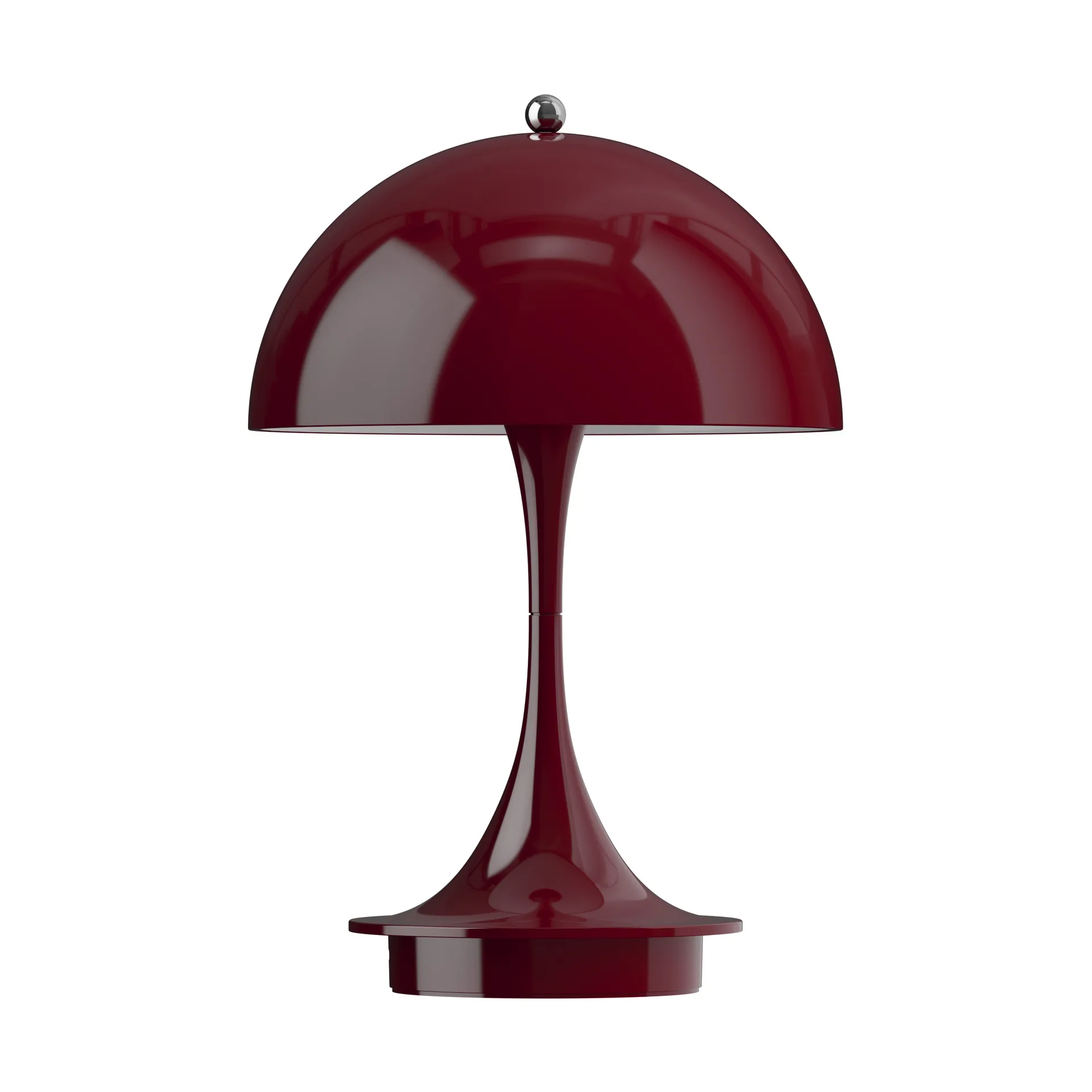 Lampada da tavolo Panthella 160 Portable v3, Opaque burgundy Louis Poulsen