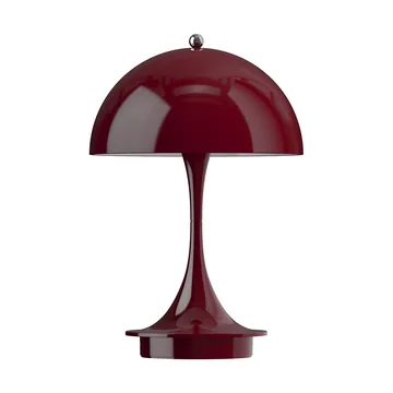 Lampada da tavolo Panthella 160 Portable v3 - Opaque burgundy - Louis Poulsen