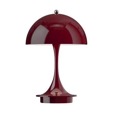 Lampada da tavolo Panthella 160 Portable v3 - Opaque burgundy - Louis Poulsen