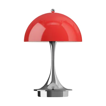 Lampada da tavolo Panthella 160 Portable v3 - Original Opal Red - Louis Poulsen
